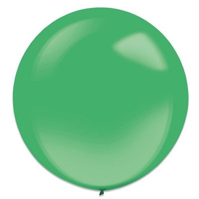 Foto van Ballonnen festive green (60cm) 4st