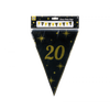 Afbeelding van Vlaggenlijn goud/zwart 20 jaar Afbeelding van Vlaggenlijn goud/zwart 20 jaar