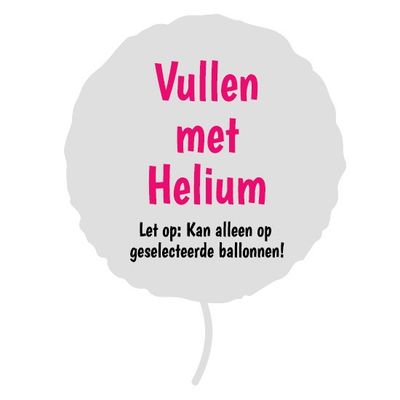 Foto van Helium ballonvulling (max. 43cm!)