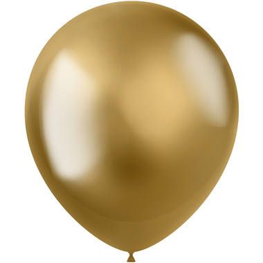 Ballonnen Chrome Intense Goud (30cm) 10st