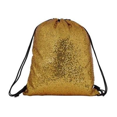 Foto van Goud glitter rugtas