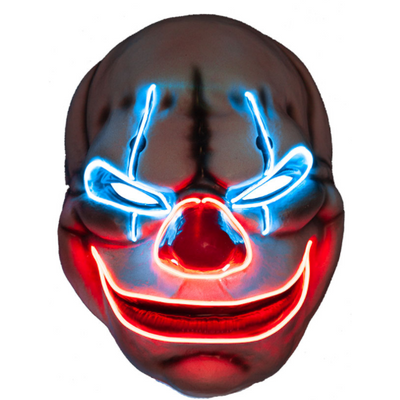 Foto van Masker Clown met licht