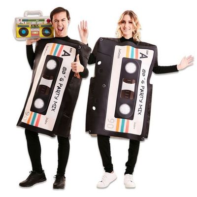 Foto van 80's kostuum cassettebandje