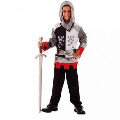 Foto van Middeleeuws ridder kostuum kind