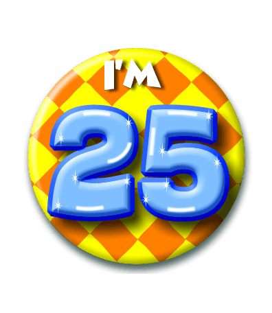 Button 25 jaar