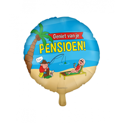 Foto van Folieballon Pensioen