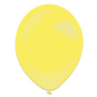 Foto van Ballonnen yellow sun metallic (13cm) 100st