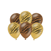 Afbeelding van Ballonnen metallic tijger (30cm) 6st