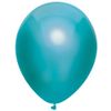 Afbeelding van Ballonnen Metallic Groenblauw (30M) 10st