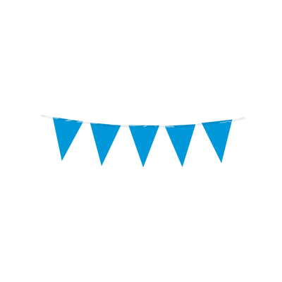 Foto van Mini Vlaggenlijn blauw 3mtr