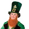Afbeelding van St. Patrick's day stoffen hoed met baard