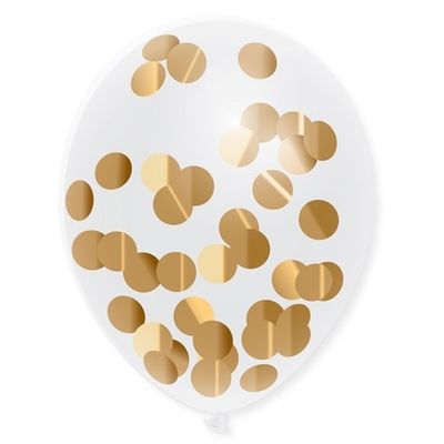 Confetti Ballonnen Goud 5 St (30 Cm)
