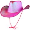 Afbeelding van Cowboyhoed Hologragisch Roze