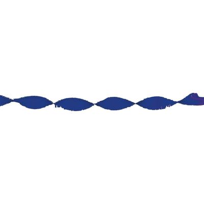 Crepe slinger marineblauw 24 m