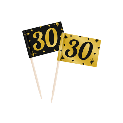 Foto van Prikkers 30 Jaar Goud/Zwart Foto van Prikkers 30 Jaar Goud/Zwart