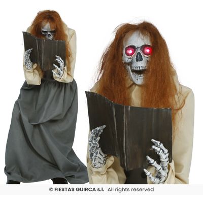 Foto van Skeletvrouw met Schrikeffect