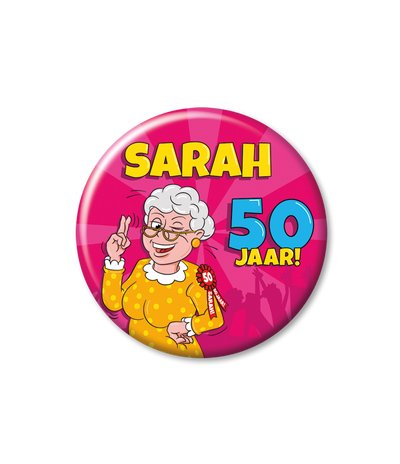 Button Sarah jaar