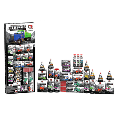 Foto van Vuurwerk super mega Pack Trucks 4