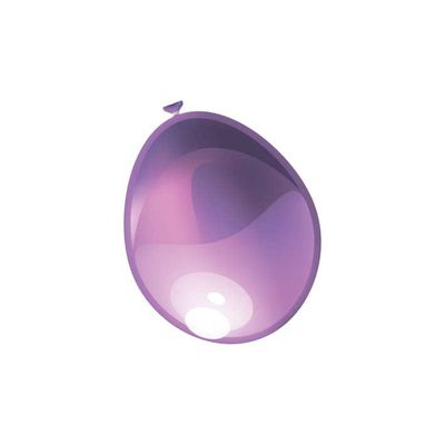 Ballonnen Metallic violet 10st.