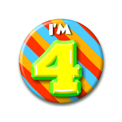 Button 4 jaar