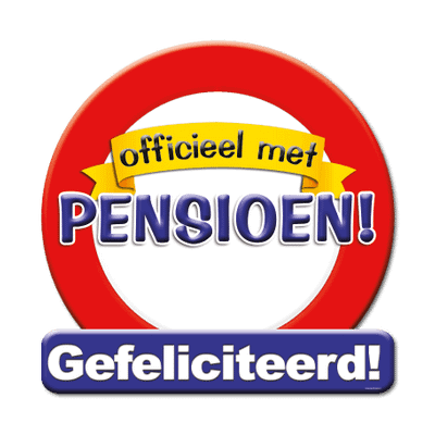 Foto van Hulde Schild Officieel met Pensioen