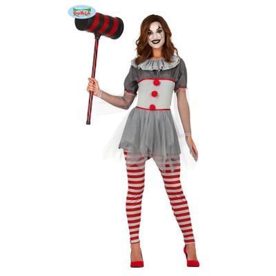 tijdelijk globaal Beheer Horror clown kostuum dames kopen? || Confettifeest.nl