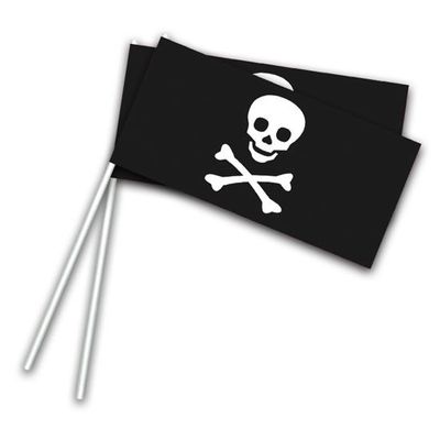 Foto van Zwaaivlaggetjes piraat