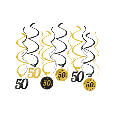 Foto van 50 jaar Swirl decoratie