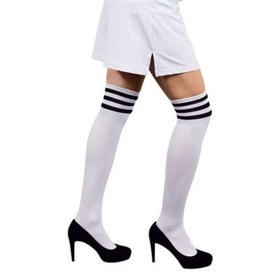Foto van Cheerleader sokken wit zwart
