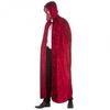 Afbeelding van Fluwelen cape bordeaux rood (140cm)