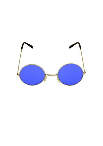 Hippie bril blauw