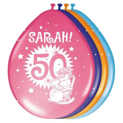 Foto van Sarah ballon 30cm 8 stuks