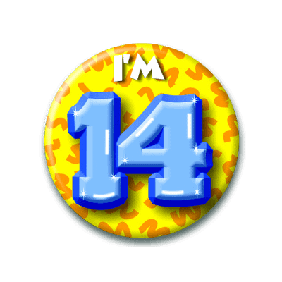 Button 14 jaar