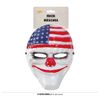 Afbeelding van Masker clown Amerika (plastic)