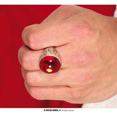 Foto van Ring met rode robijn