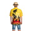 Afbeelding van Miami Vice Shirt Geel Palmbomen