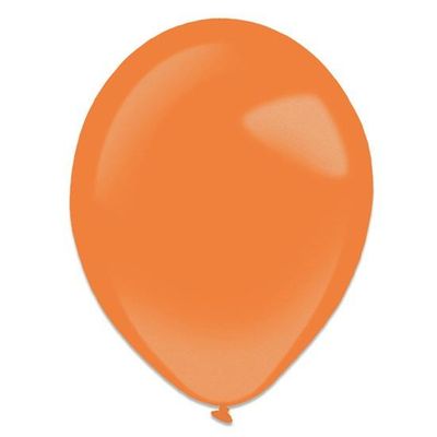 Ballonnen tangerine metallic (13cm) 100st