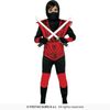 Afbeelding van Ninja kostuum kind rood