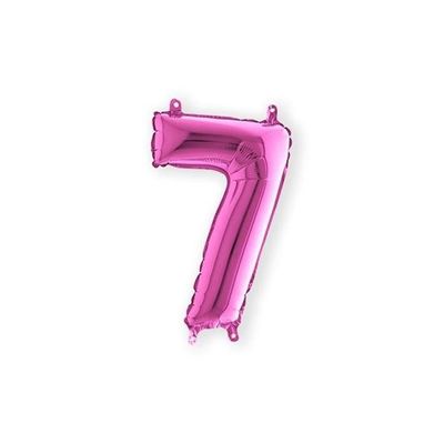 Folieballon 8 roze