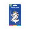 Afbeelding van Verjaardag kaars cijfer 2 zebra