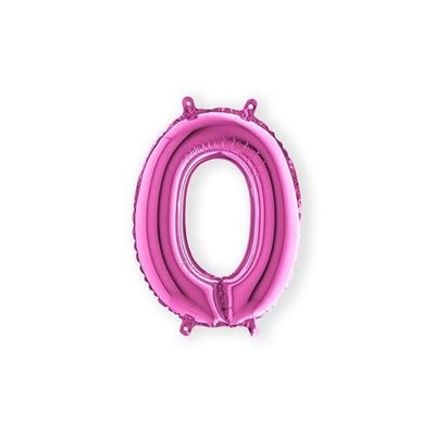 Folieballon 8 roze