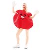 Afbeelding van M&M pak rood volwassen maat