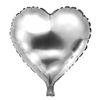 Afbeelding van Folieballon Hartje Zilver (46cm x 49cm)