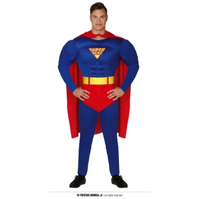 Superman kostuum gespierd
