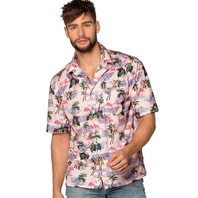 Foto van Hawaii Blouse Flamingo Miami Vice