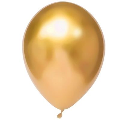 Foto van Ballonnen Chrome Goud (30cm) 50st