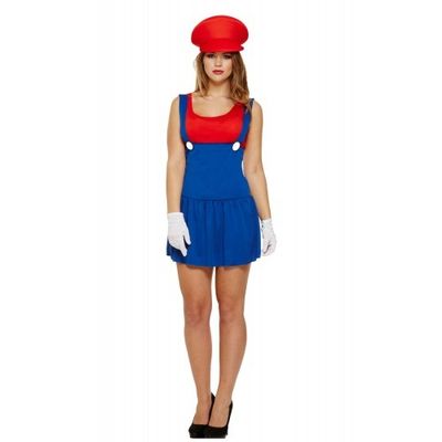 Mario kostuum dames