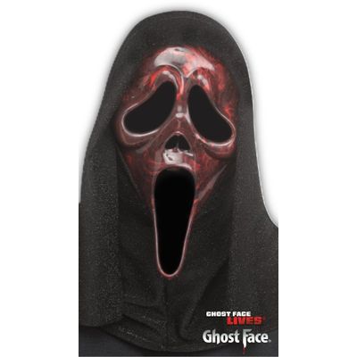 Foto van Ghost Face® Scream Marbled Masker Rood Foto van Ghost Face® Scream Marbled Masker Rood