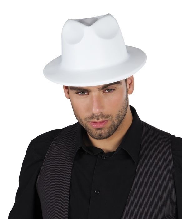 Matrix Ongeautoriseerd ethisch Witte gangster hoed kopen? || Confettifeest.nl