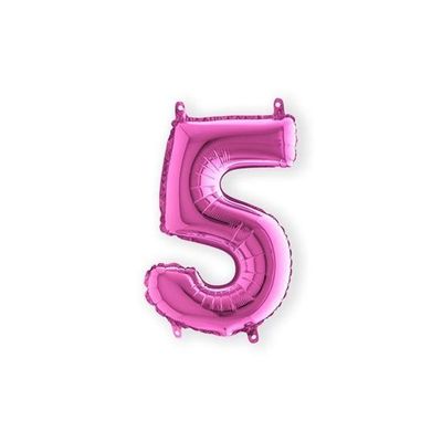 Folieballon 8 roze